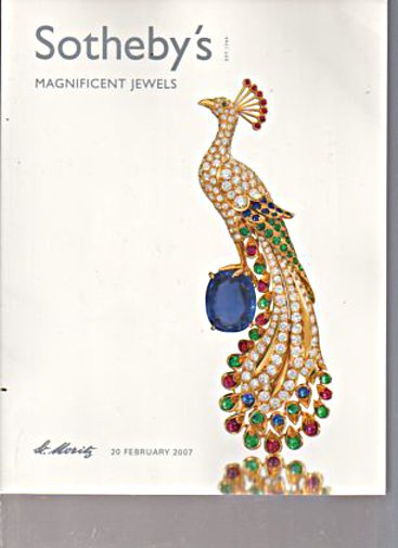 Sothebys February 2007 Magnificent Jewels