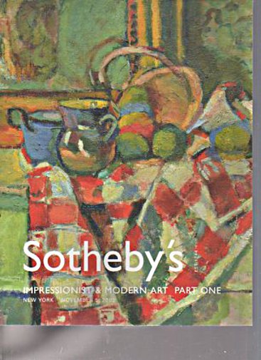 Sothebys November 2002 Impressionist & Modern Art, Part - 1