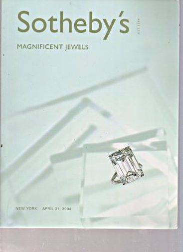 Sothebys NY April 2004 Magnificent Jewels