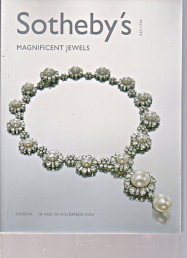 Sothebys 2003 Magnificent Jewels