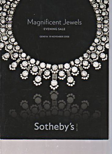 Sothebys November 2008 Magnificent Jewels - Evening sale