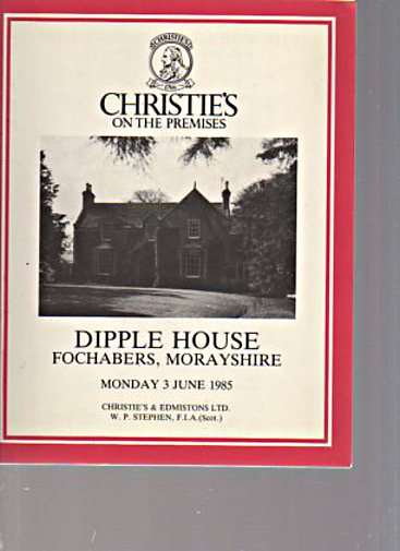 Christies 1985 Dipple House Fochabers, Morayshire - Click Image to Close