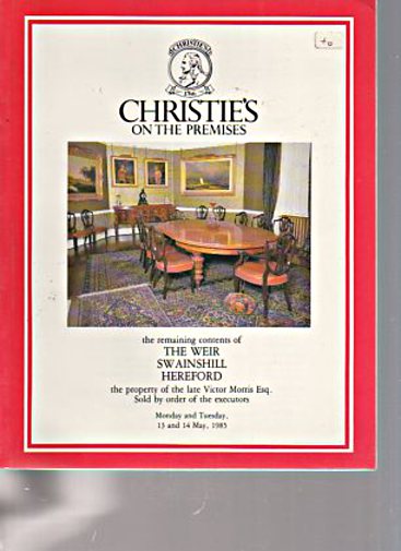 Christies 1985 The Weir Swainshill Hereford - Click Image to Close