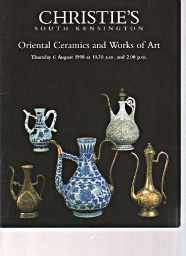 Christies 6th August 1998 Oriental Ceramics & Works of Art