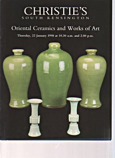 Christies 22nd January 1998 Oriental Ceramics & Works of Art