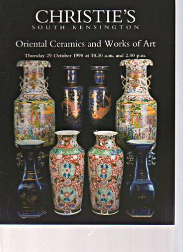 Christies October 1998 Oriental Ceramics & Works of Art