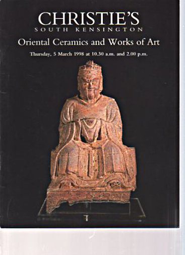 Christies 5th March 1998 Oriental Ceramics & Works of Art