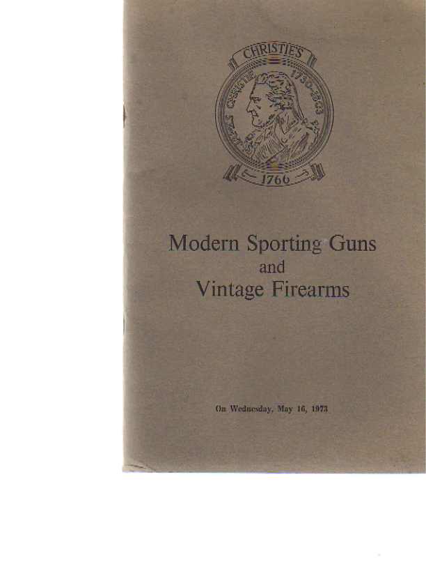 Christies 1973 Modern Sporting Guns & Vintage Firearms