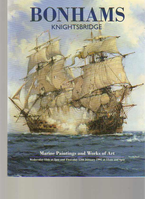Bonhams January 1995 Marine Paintings & Works of Art