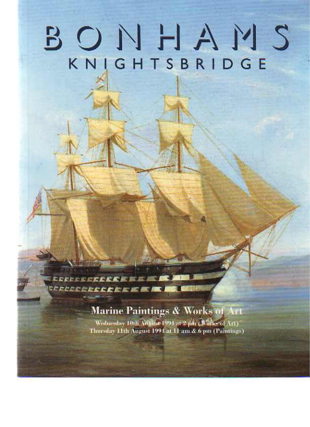 Bonhams 1994 Marine Paintings & Works of Art