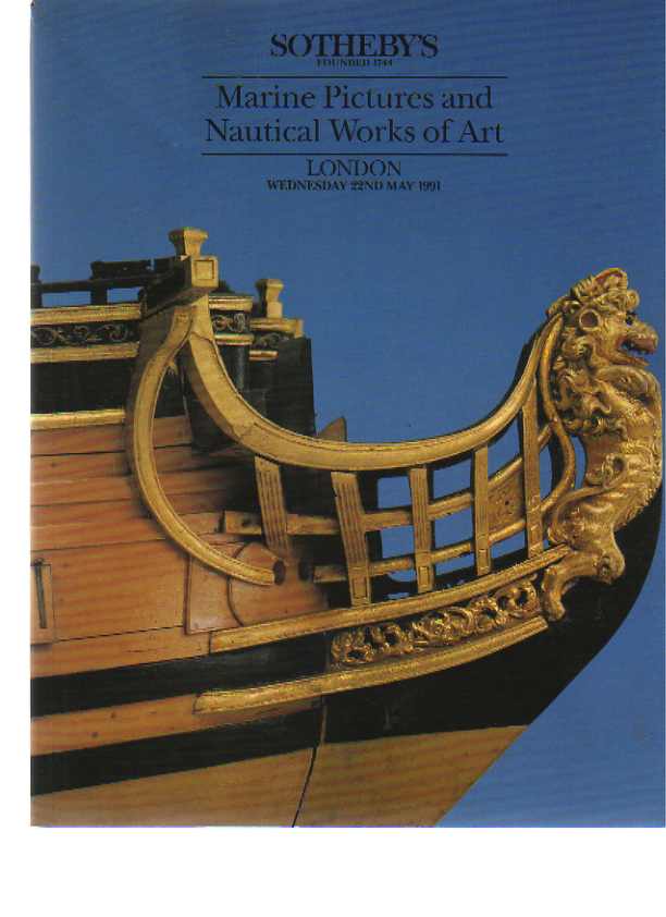 Sothebys 1991 Marine Pictures & Nautical Works of Art