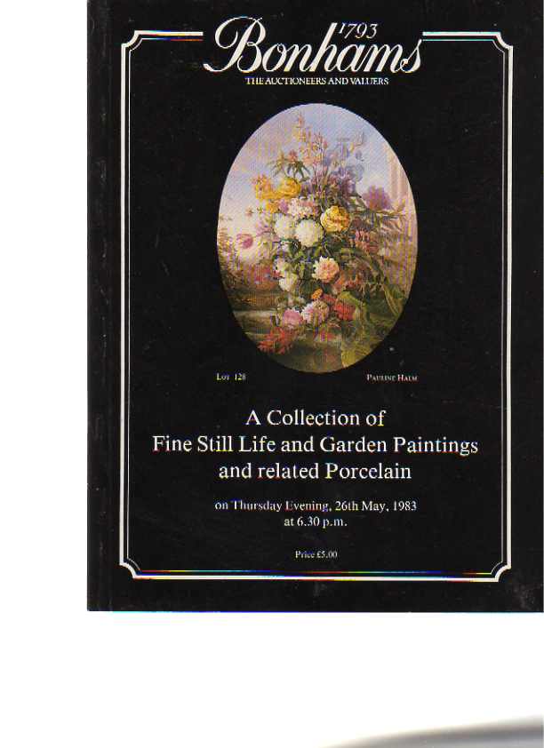 Bonhams 1983 Stiill Life & Garden Paintings