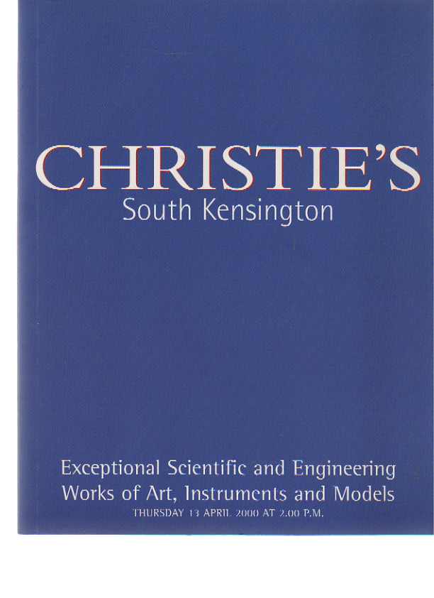 Christies 2000 Scientific & Engineering works of art