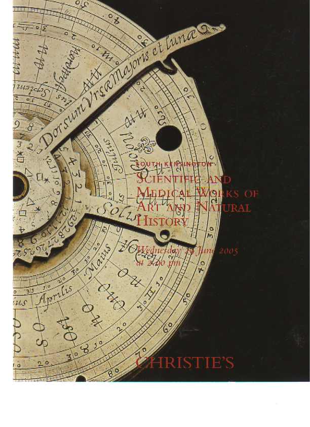 Christies 2005 Scientific, Medical works of Art, Natural History (Digital only)