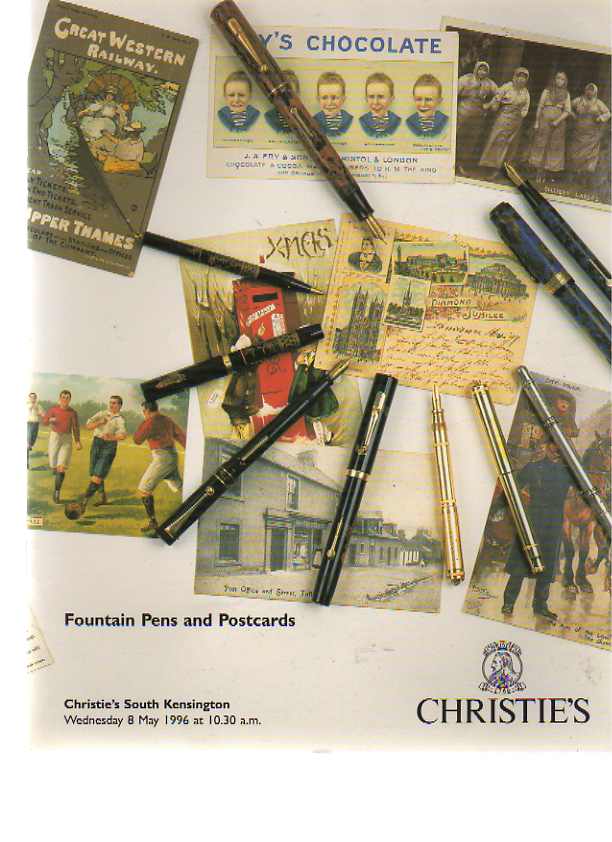 Christies 1996 Fountain Pens and Postcards