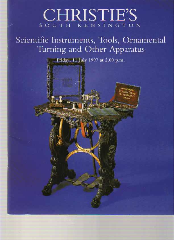 Christies 1997 Scientific Instruments, Tools, Ornamental Turning - Click Image to Close
