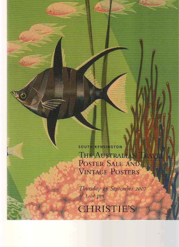 Christie’s 2007 Australian Travel Posters & Vintage Posters