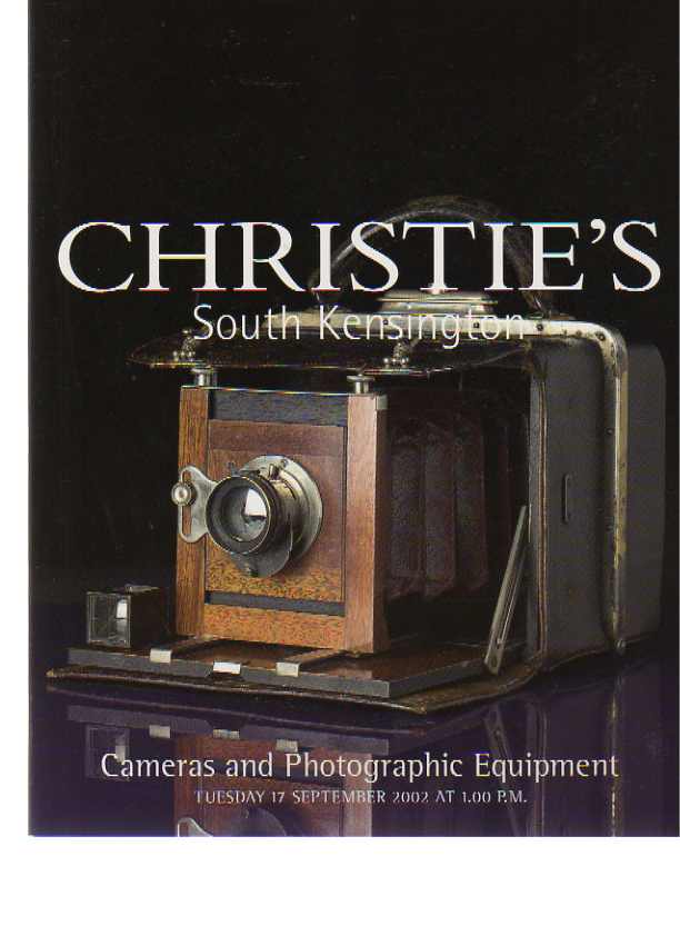 Christies 2002 Cameras & Photographic Equipment