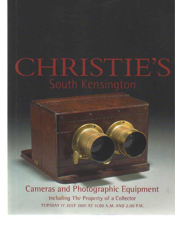 Christies 2001 Cameras & Photographic Equipment