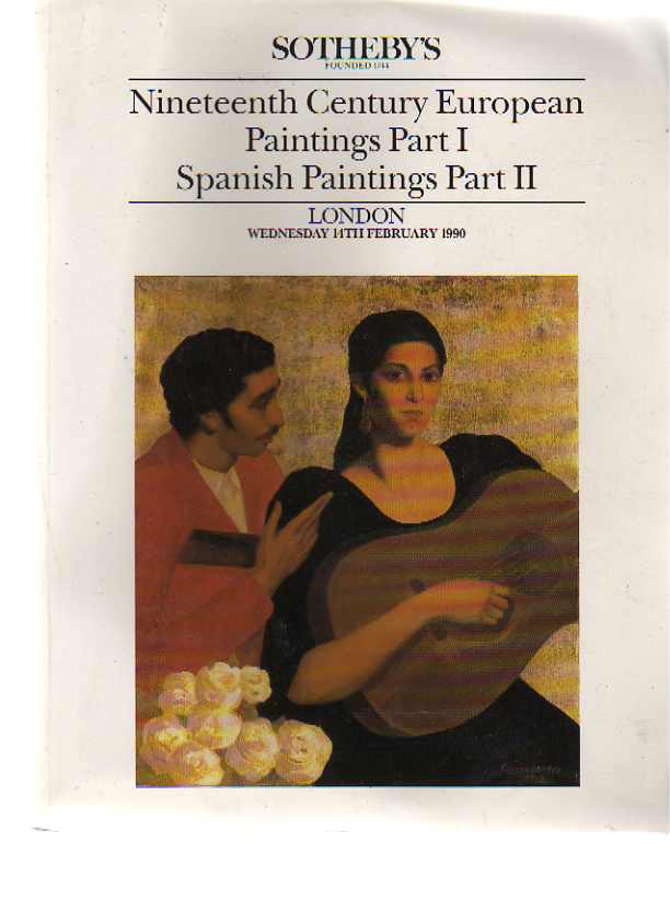 Sothebys 1990 Spanish & 19th Century European Paintings