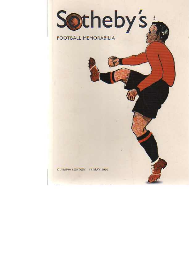 Sothebys 2002 Football Memorabilia (Digital only)
