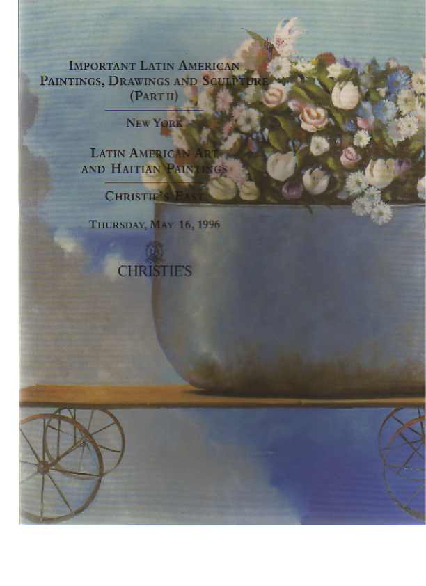 Christies 1996 Important Latin American Paintings, Sculpture