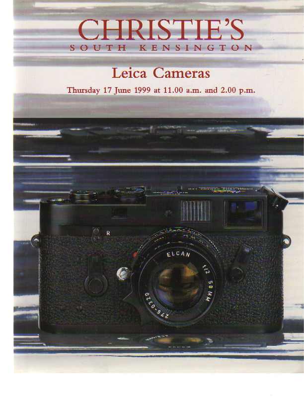Christies 1999 Leica Cameras