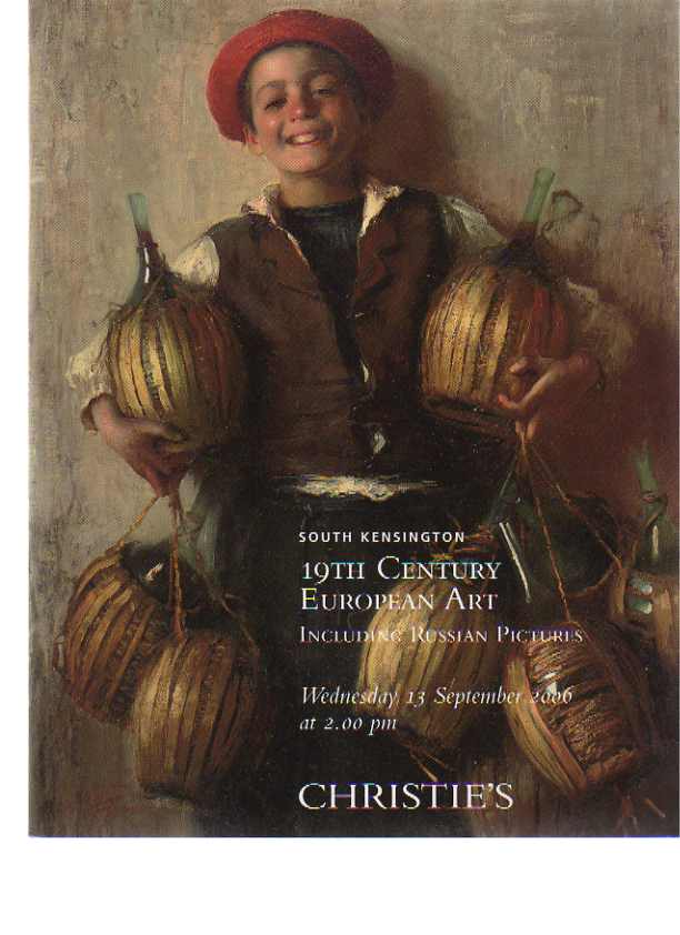Christies September 2006 19th Century European Art & Russian Pictures