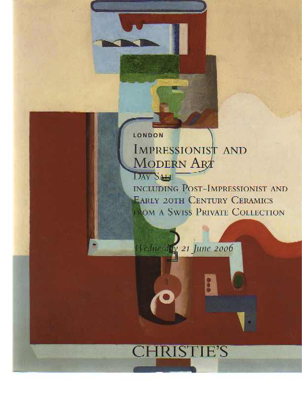 Christies 2006 Impressionist Art, early 20th Century Ceramics (Digital only)