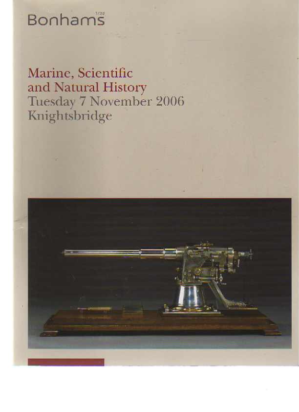Bonhams 2006 Marine, Scientific and Natural History,