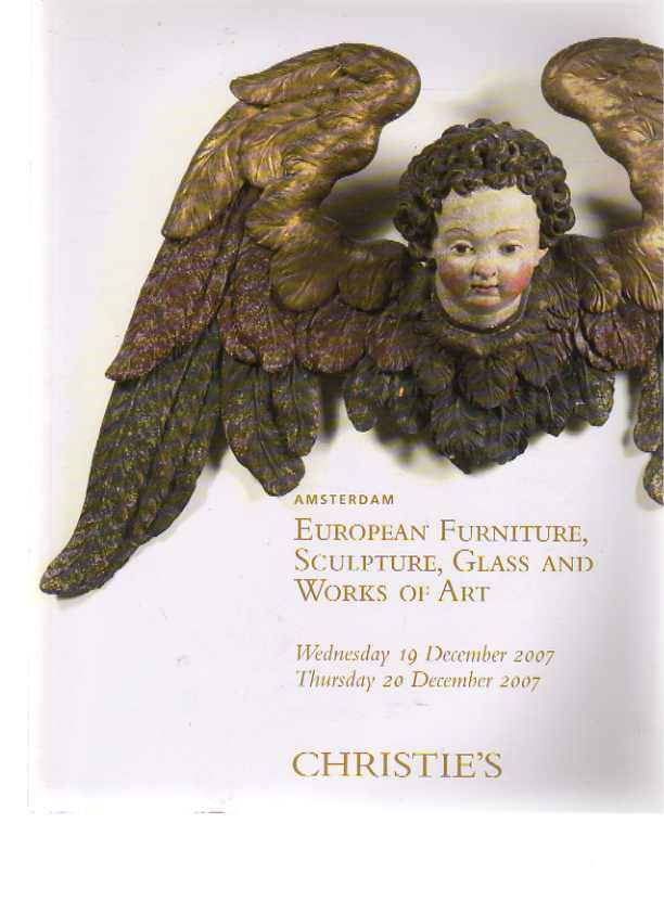 Christies 2007 European Furniture Sculpture, Glass, Works of Art