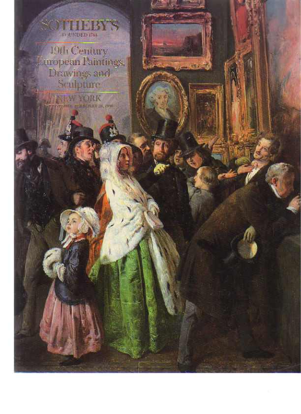 Sothebys February 1990 19th Century European Paintings, Drawings - Click Image to Close