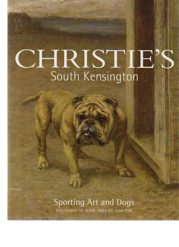 Christies 2003 Sporting Art and Dogs (Digital Only)