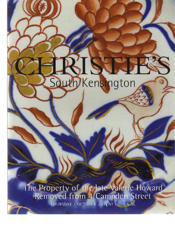 Christies 2003 Valerie Howard Collection (English Ironstone)