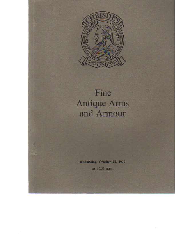 Christies October 1979 Fine Antique Arms and Armour