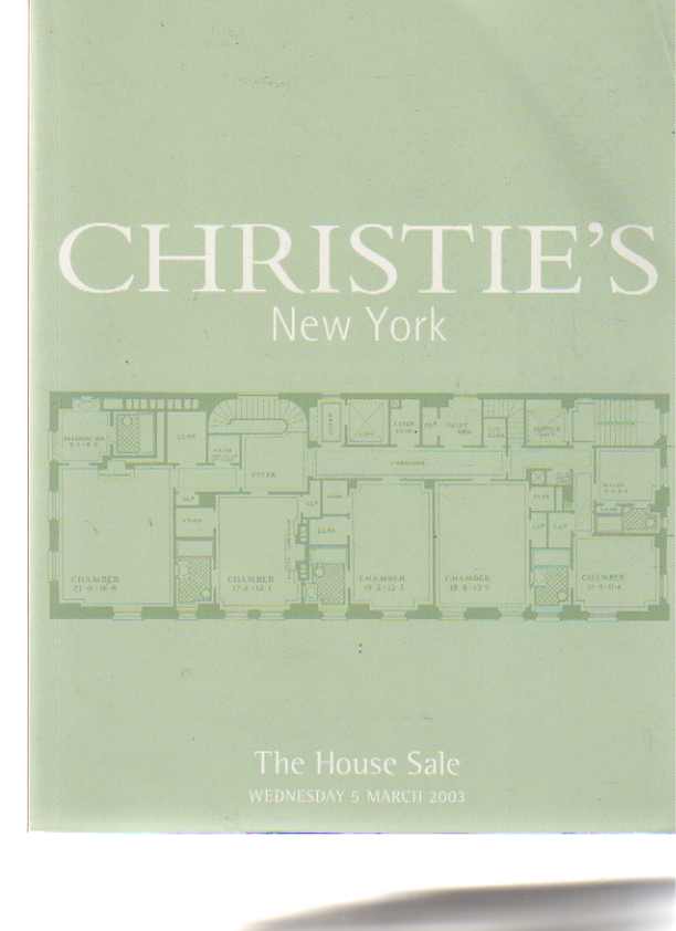 Christies March 2003 The House Sale (Digital Only)