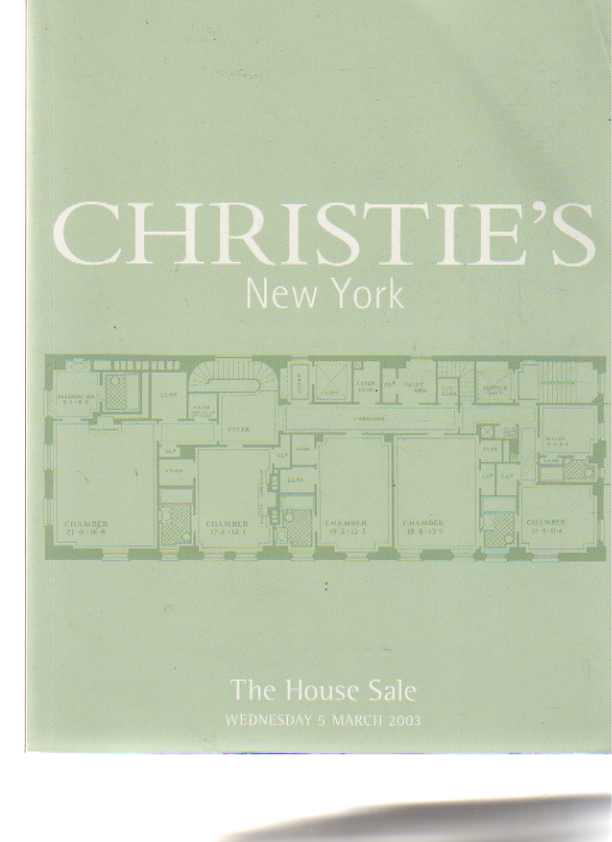 Christies March 2003 The House Sale (Digital only)