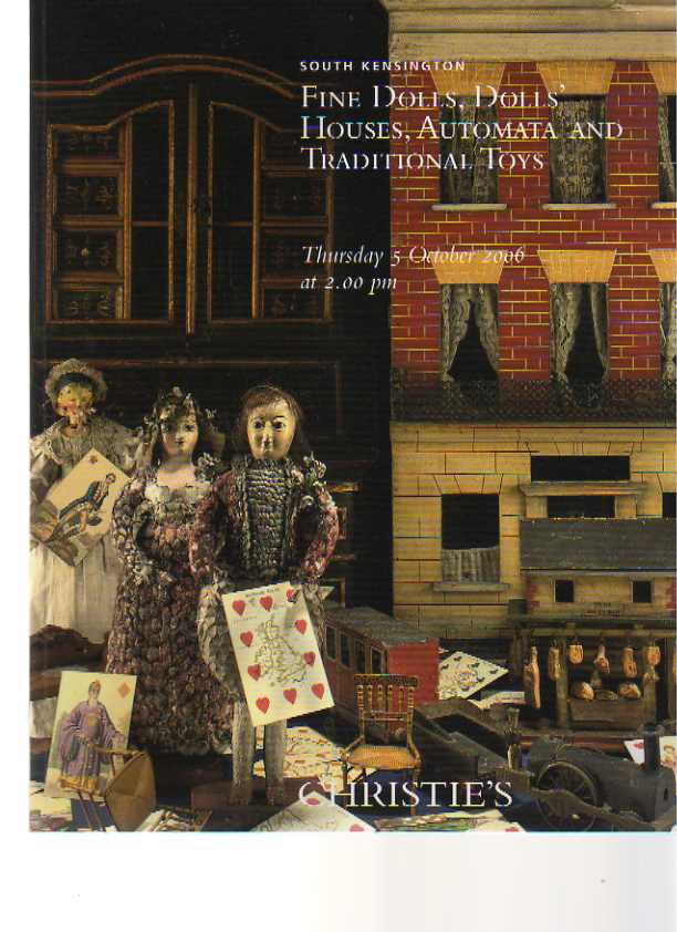 Christies 2006 Dolls, Dolls Houses, Automata & Traditional Toys