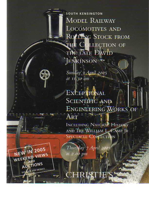 Christies 2005 Jenkinson Collection Model Railway Trains & Stock - Click Image to Close