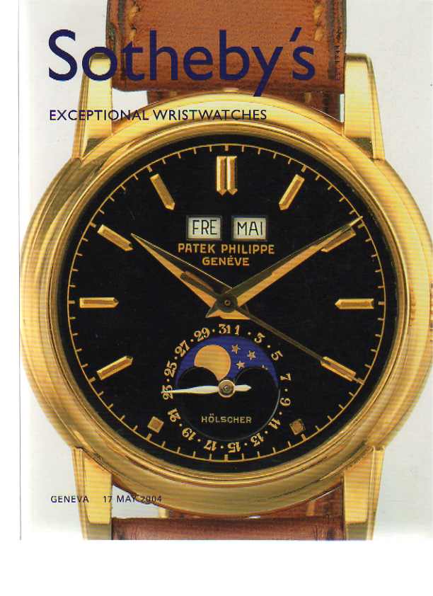 Sothebys 2004 Exceptional Wristwatches