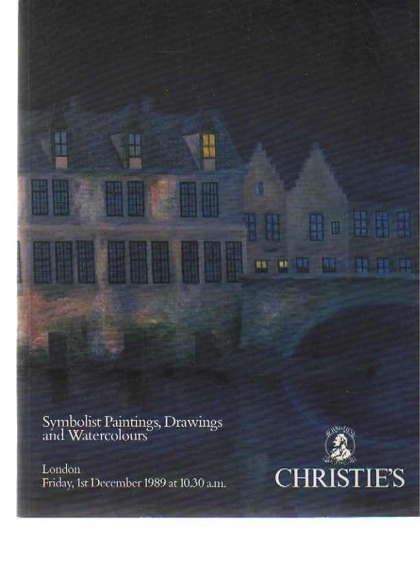 Christies 1989 Symbolist Paintings, Drawings and Watercolours