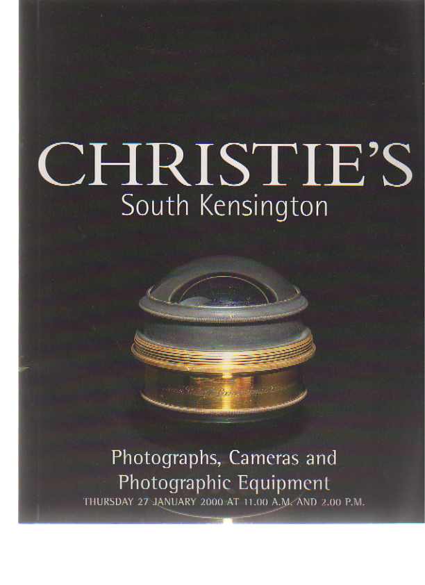 Christies 2000 Cameras, Photographs & Photographic Equipment