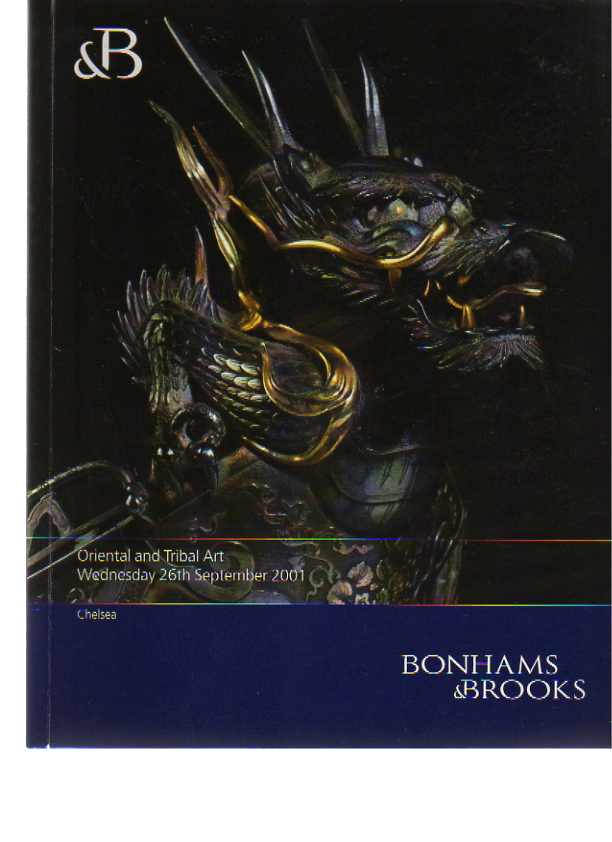 Bonhams 2001 Oriental & Tribal Art - Click Image to Close