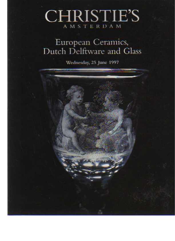 Christies 1997 European Ceramics, Dutch Delft & Glass