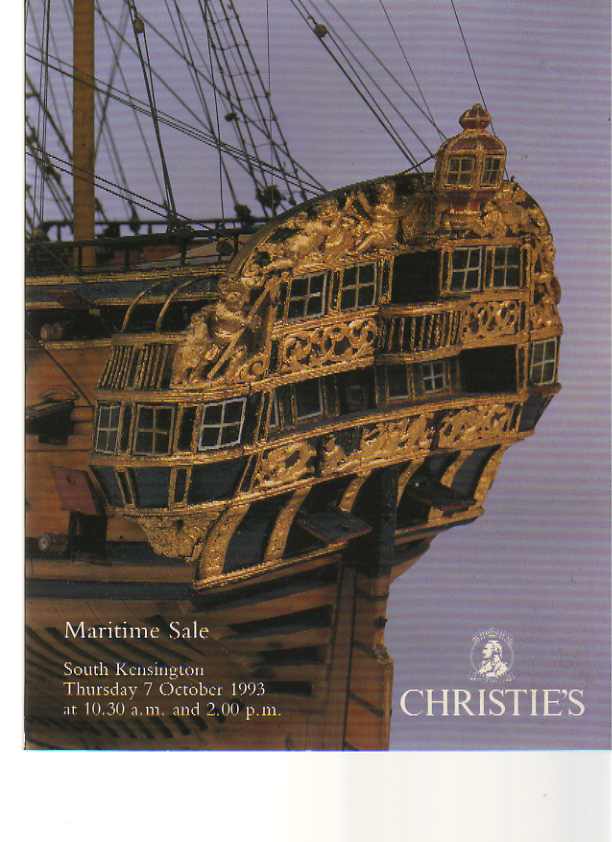 Christies October 1993 Maritime Sale