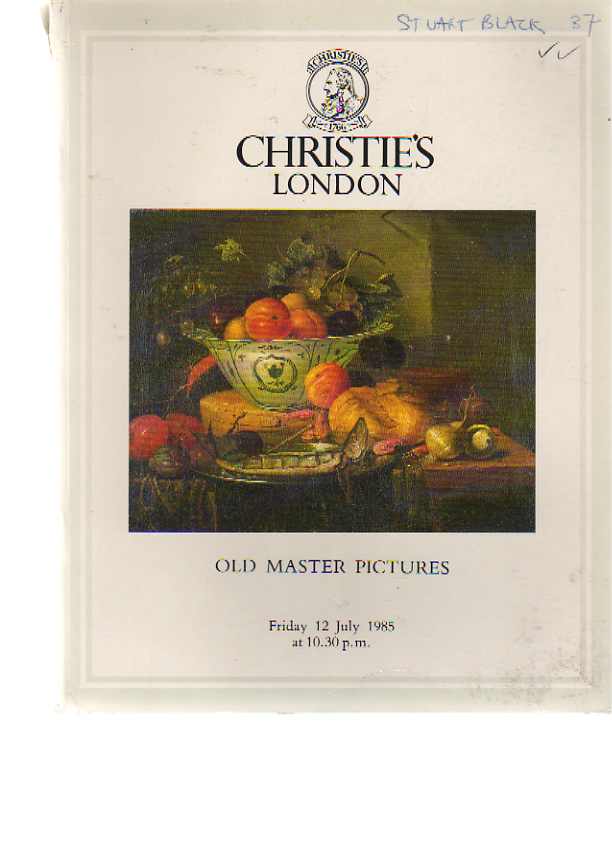 Christies July 1985 Old Master Pictures