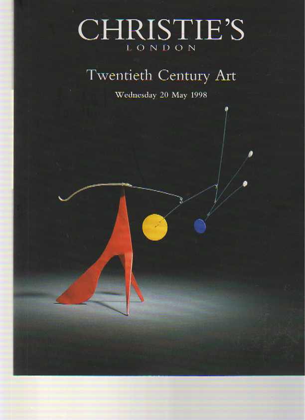 Christies 20th May 1998 Twentieth Century Art