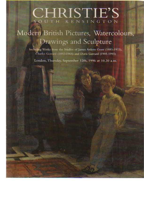 Christies 1996 Modern British Paintings, JA Grant, C & D Gerrard