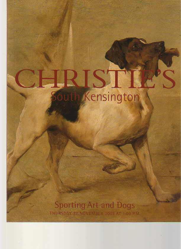 Christies 2003 Sporting Art & Dogs