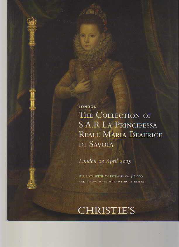 Christies 2005 Princess Beatrice di Savoia Collection
